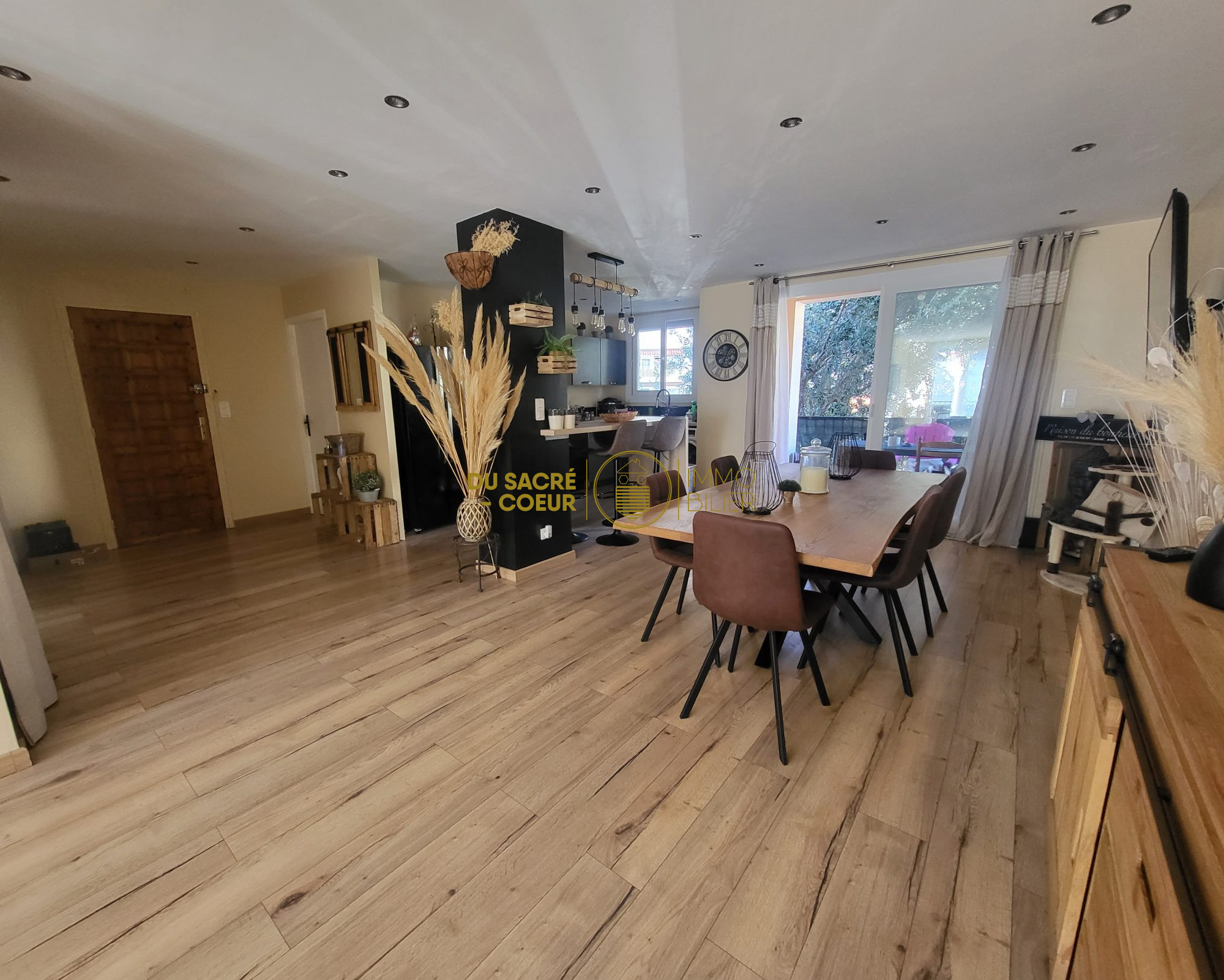 PERPIGNAN LA LUNETTE : ENSEMBLE IMMOBILIER  T3 91M² + APPARTEMENT  29m²53 + GARAGE  + JARDIN TERRASSE ET BALCON