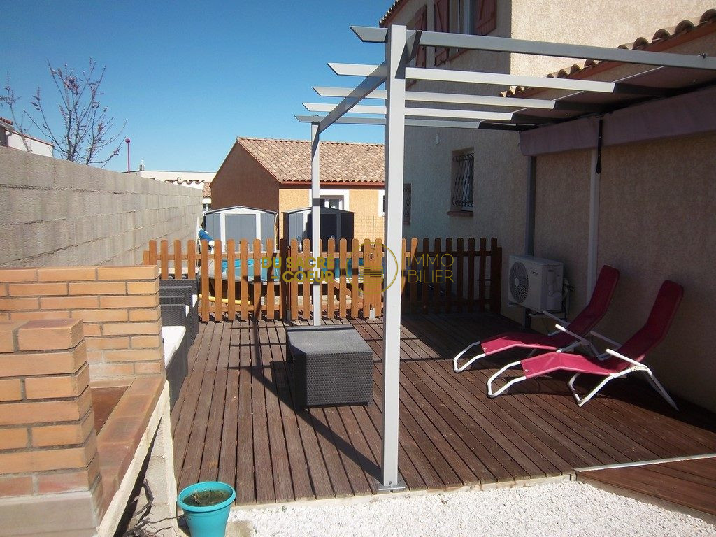 VILLA T5 EN 4 FACES ANNEE 2011 SUR 384M AVEC PISCINE SEMI ENTERREE ET VUE CANIGOU