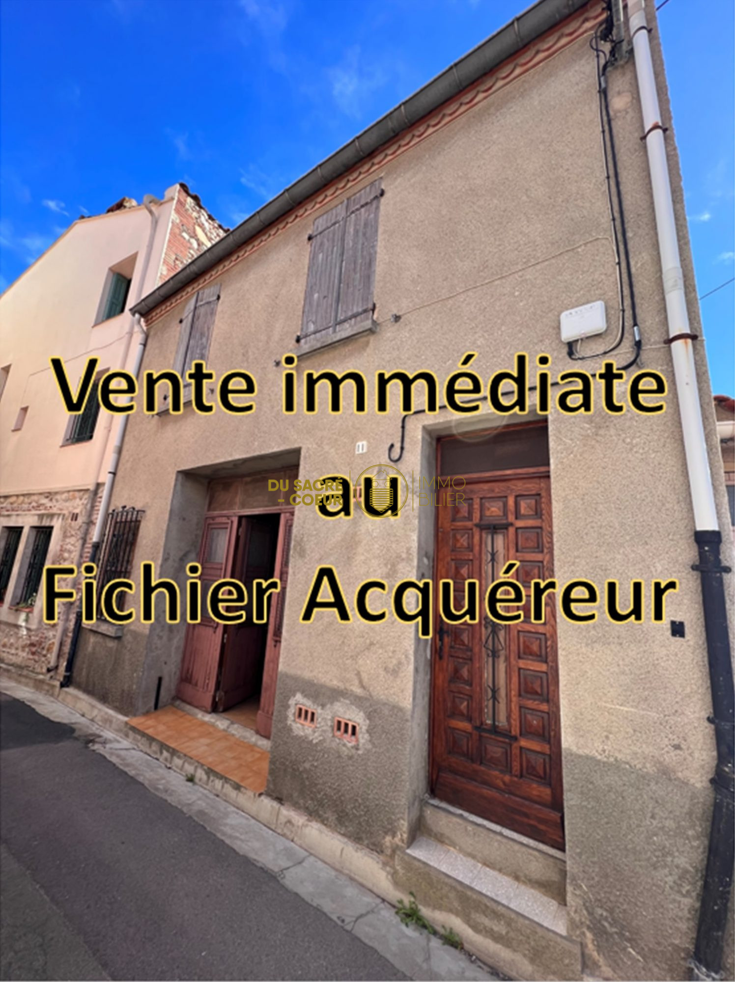 MAISON DE CARACTERE TYPE 3 AU COEUR DU VILLAGE