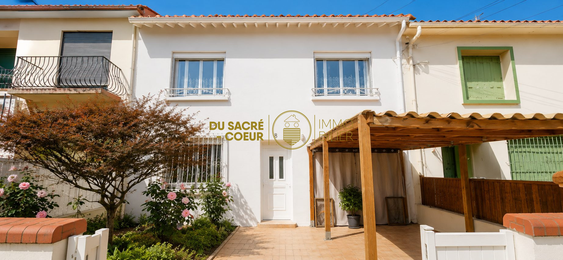 PERPIGNAN VILLA T4 69M² 2 FACES GARAGE 19 M²