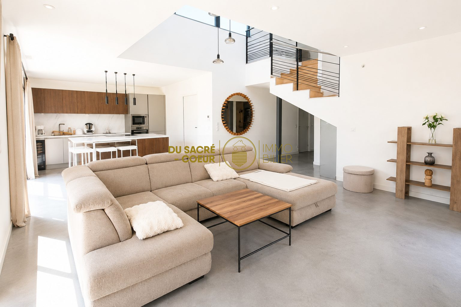 SAINT-JEAN-LASSEILLE – VILLA D’ARCHITECTE EN TOIT PLAT RÉCENTE 120 M² RT 2012 3 FACES T4 + GARAGE SUR 312 M² DE PARCELLE GARANTIE DÉCENNALE 2031